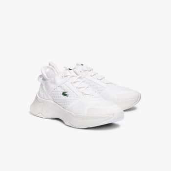 Lacoste Court-Drive Vantage Textile and TPU Sneakers - Tenisky Dámské Bílé / Bílé | CZ-0ucX6q